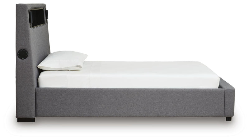 Cama tapizada Cayberry con audio inalámbrico