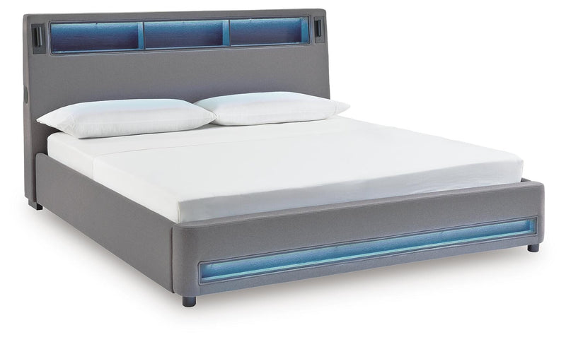 Cama tapizada Cayberry con audio inalámbrico