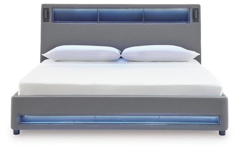 Cama tapizada Cayberry con audio inalámbrico