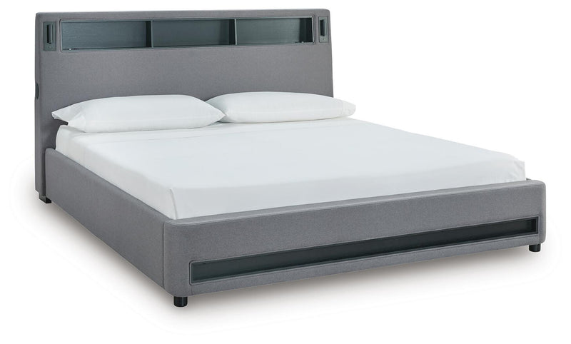 Cama tapizada Cayberry con audio inalámbrico