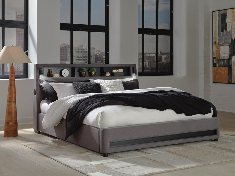 Cama tapizada Cayberry con audio inalámbrico