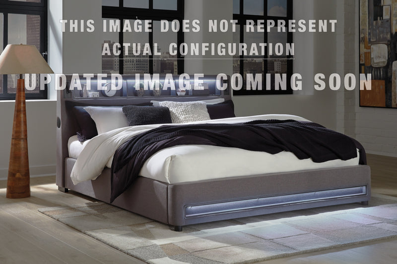 Cama tapizada Cayberry con audio inalámbrico
