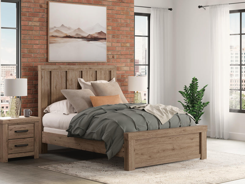 Cama con paneles Garistyn