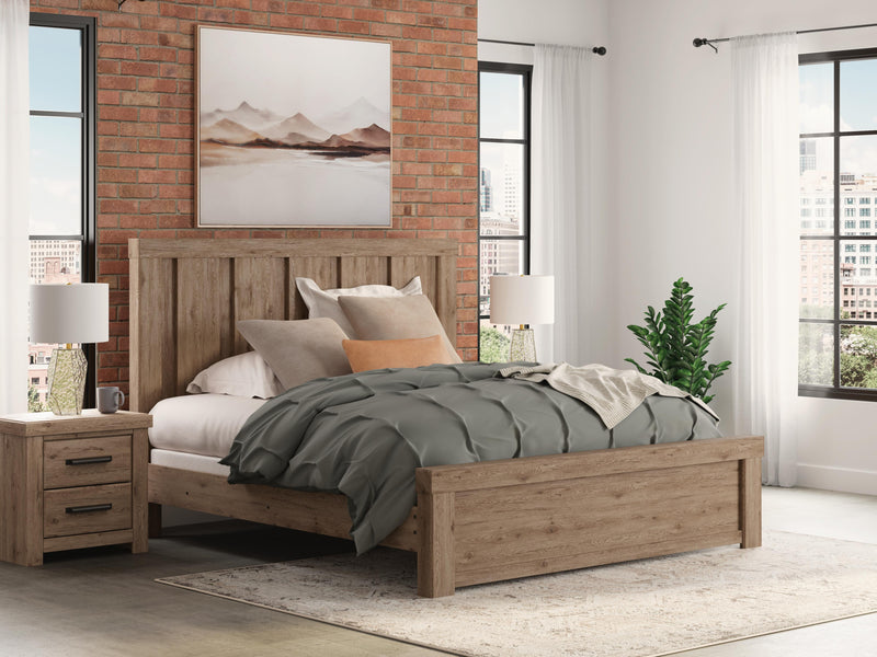 Cama con paneles Garistyn