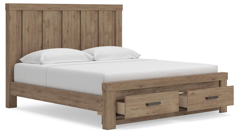 Garistyn Panel Storage Bed