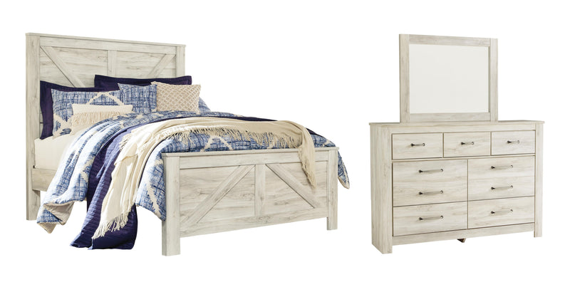 Juego de dormitorio con cama de paneles Bellaby Crossbuck
