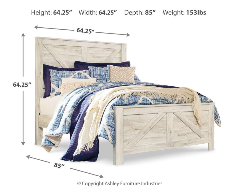 Cama Bellaby de Panel con Travesaño