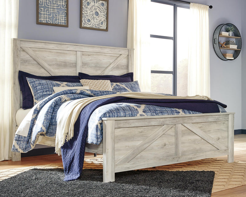 Cama Bellaby de Panel con Travesaño