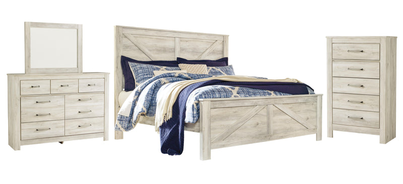 Juego de dormitorio con cama de paneles Bellaby Crossbuck