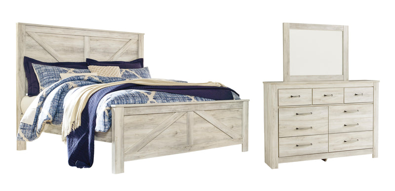 Juego de dormitorio con cama de paneles Bellaby Crossbuck