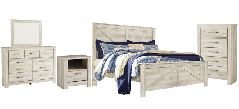 Juego de dormitorio con cama de paneles Bellaby Crossbuck