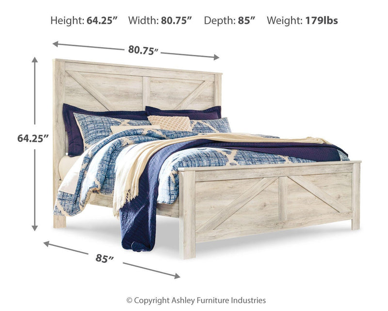Cama Bellaby de Panel con Travesaño