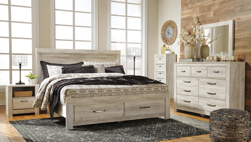 Cama de plataforma Bellaby con 2 cajones de almacenamiento