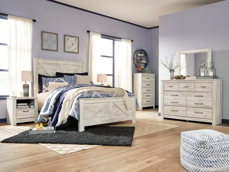 Cama Bellaby de Panel con Travesaño