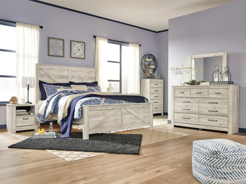 Juego de dormitorio con cama de paneles Bellaby Crossbuck
