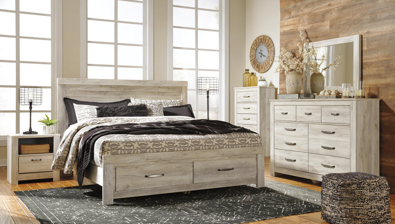 Cama de plataforma Bellaby con 2 cajones de almacenamiento