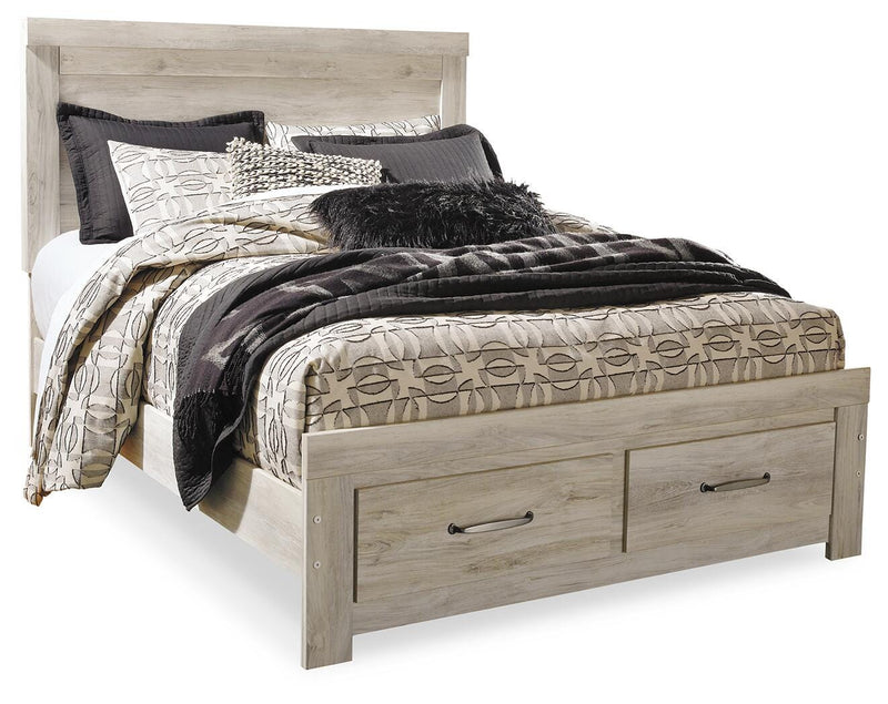 Cama de plataforma Bellaby con 2 cajones de almacenamiento