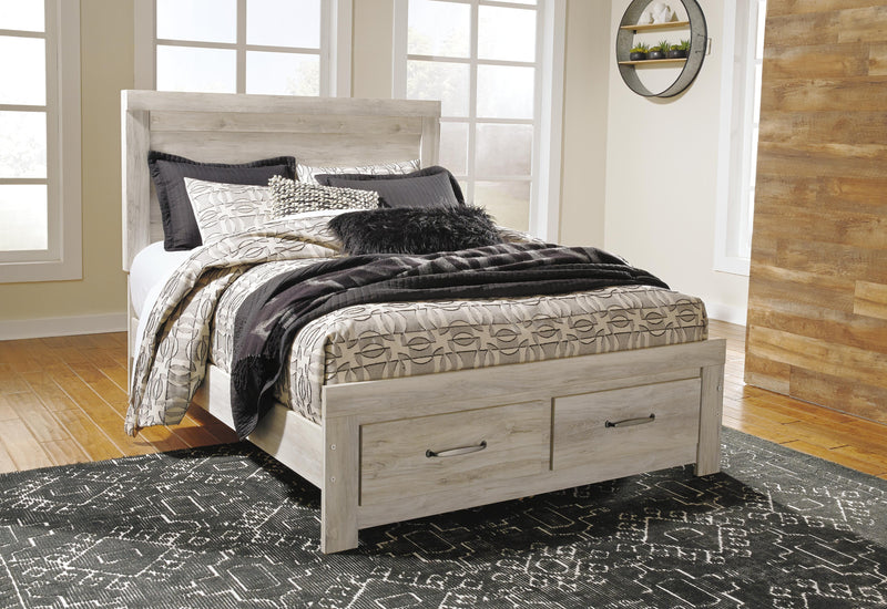 Cama de plataforma Bellaby con 2 cajones de almacenamiento