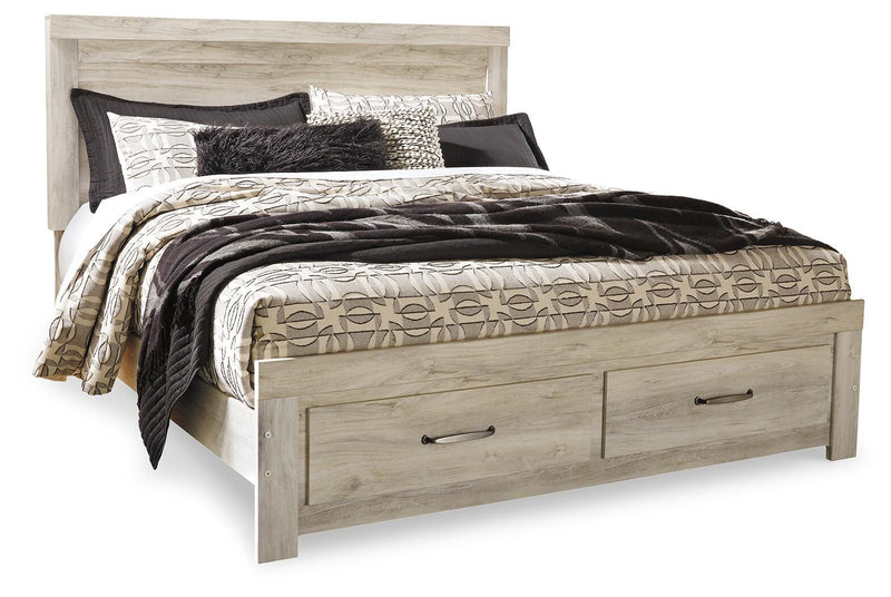 Cama de plataforma Bellaby con 2 cajones de almacenamiento