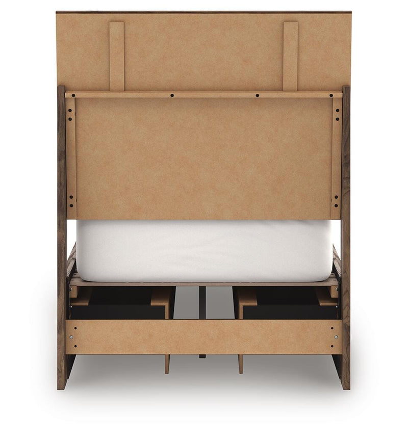 Cama con paneles y almacenaje Zadilyn