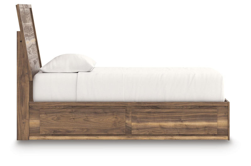 Cama con paneles y almacenaje Zadilyn