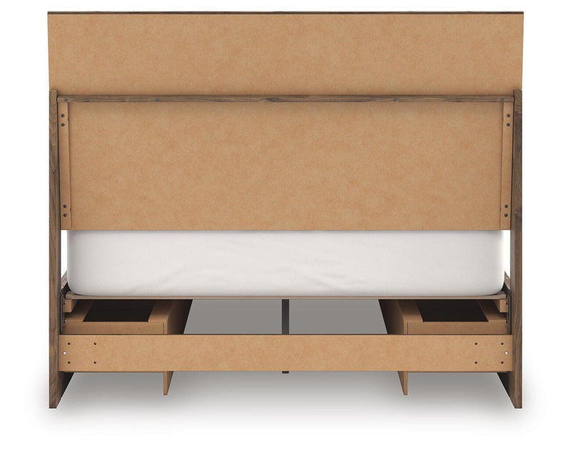 Cama con paneles y almacenaje Zadilyn