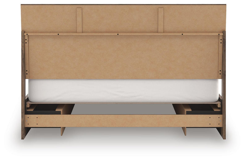 Cama con paneles y almacenaje Zadilyn