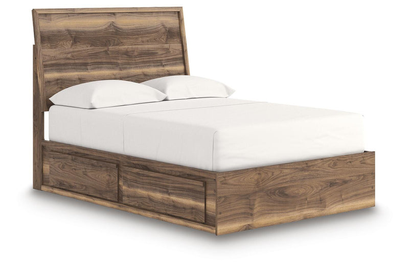 Cama con paneles y almacenaje Zadilyn