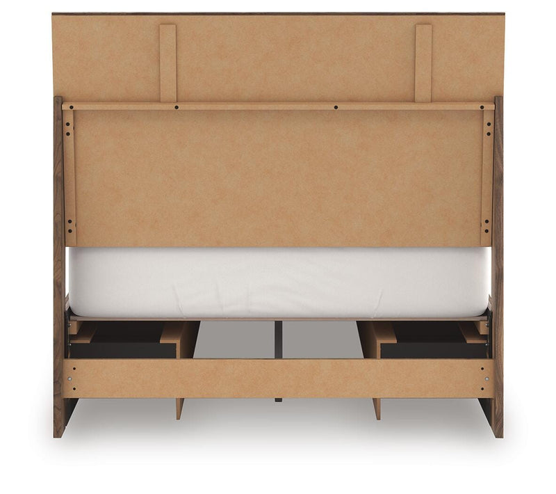 Cama con paneles y almacenaje Zadilyn