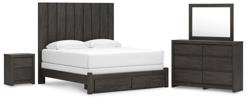 Dormitorio Fraluna Panel Storage Bed