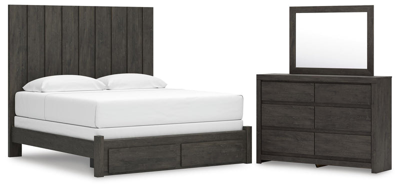 Dormitorio Fraluna Panel Storage Bed