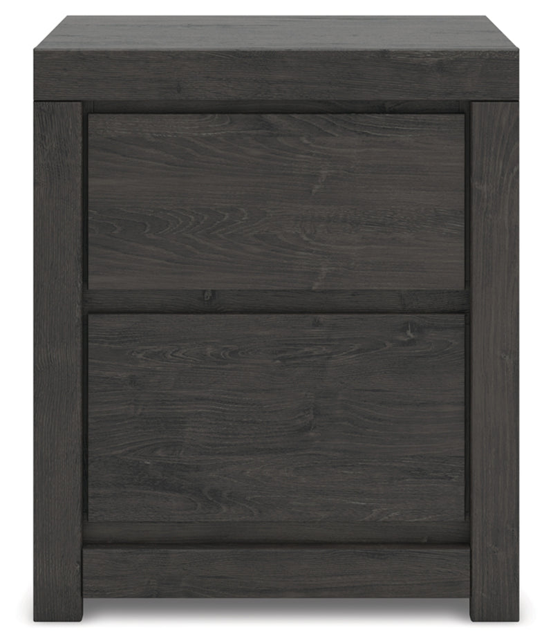 Parlayon Two Drawer Night Stand