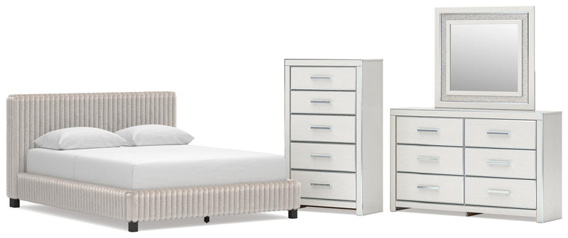 Zuraleus Upholstered Bed Bedroom Set