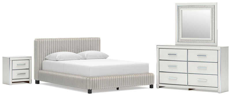 Zuraleus Upholstered Bed Bedroom Set