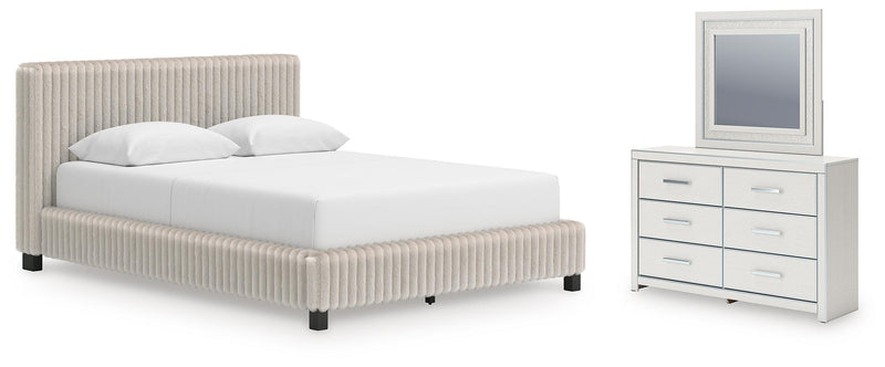 Zuraleus Upholstered Bed Bedroom Set