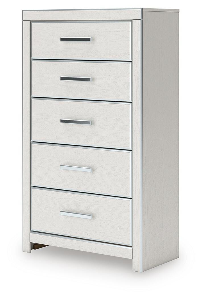 Juego de dormitorio Zuraleus con cama de plataforma tapizada