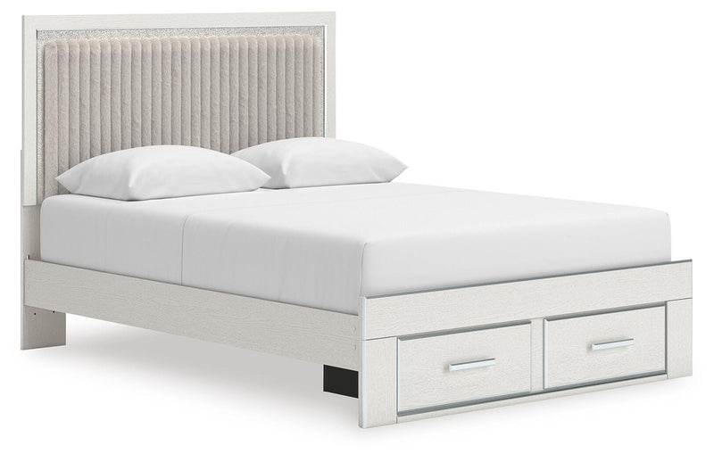 Birmonton Upholstered Panel Platform Storage Bed
