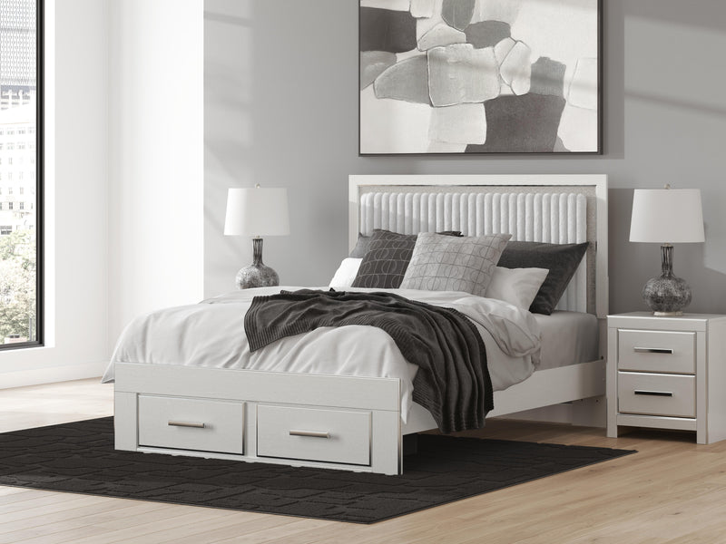 Birmonton Upholstered Panel Platform Storage Bed