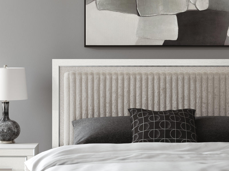 Birmonton Upholstered Panel Platform Storage Bed