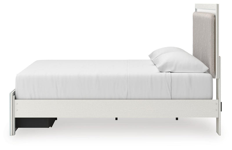 Birmonton Upholstered Panel Platform Storage Bed