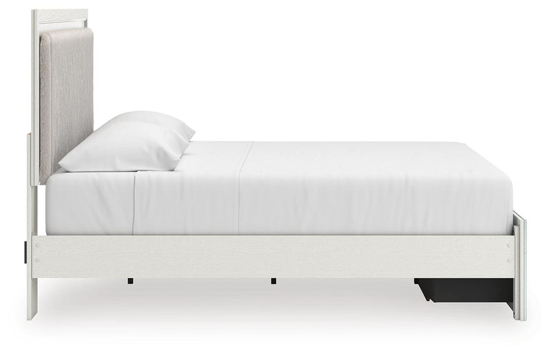 Birmonton Upholstered Panel Platform Storage Bed