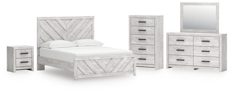 Juego de dormitorio Cayboni Panel Bed