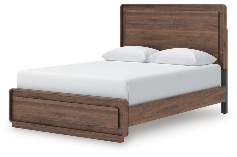 Cama con paneles Hollinaze