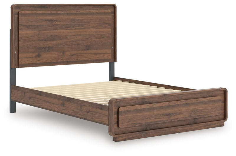 Cama con paneles Hollinaze