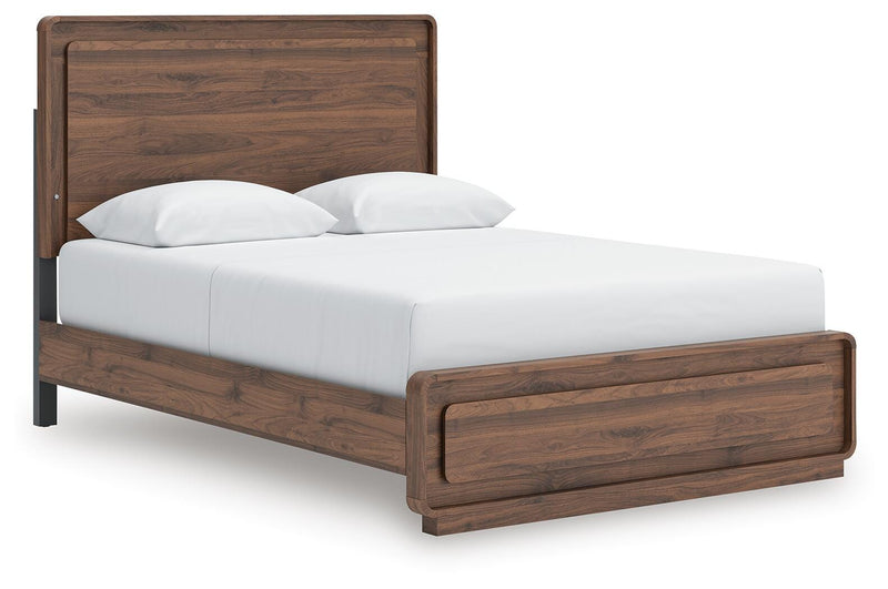 Cama con paneles Hollinaze