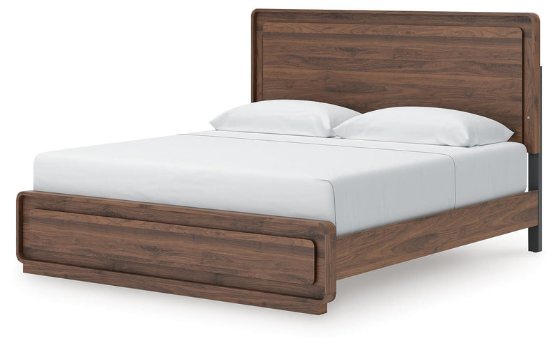 Cama con paneles Hollinaze