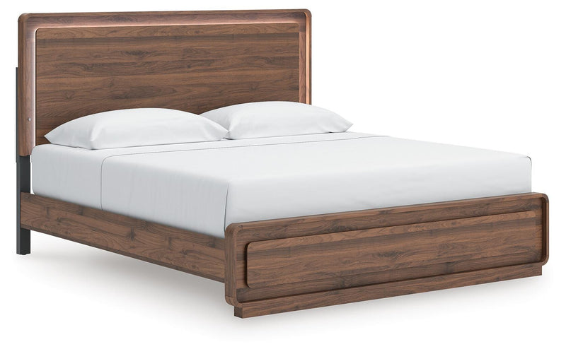 Cama con paneles Hollinaze