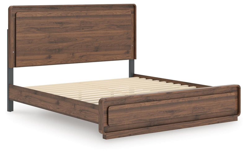 Cama con paneles Hollinaze