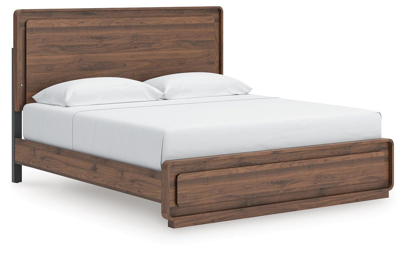 Cama con paneles Hollinaze