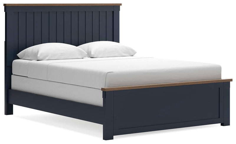 Juego de dormitorio Landocken con cama de paneles